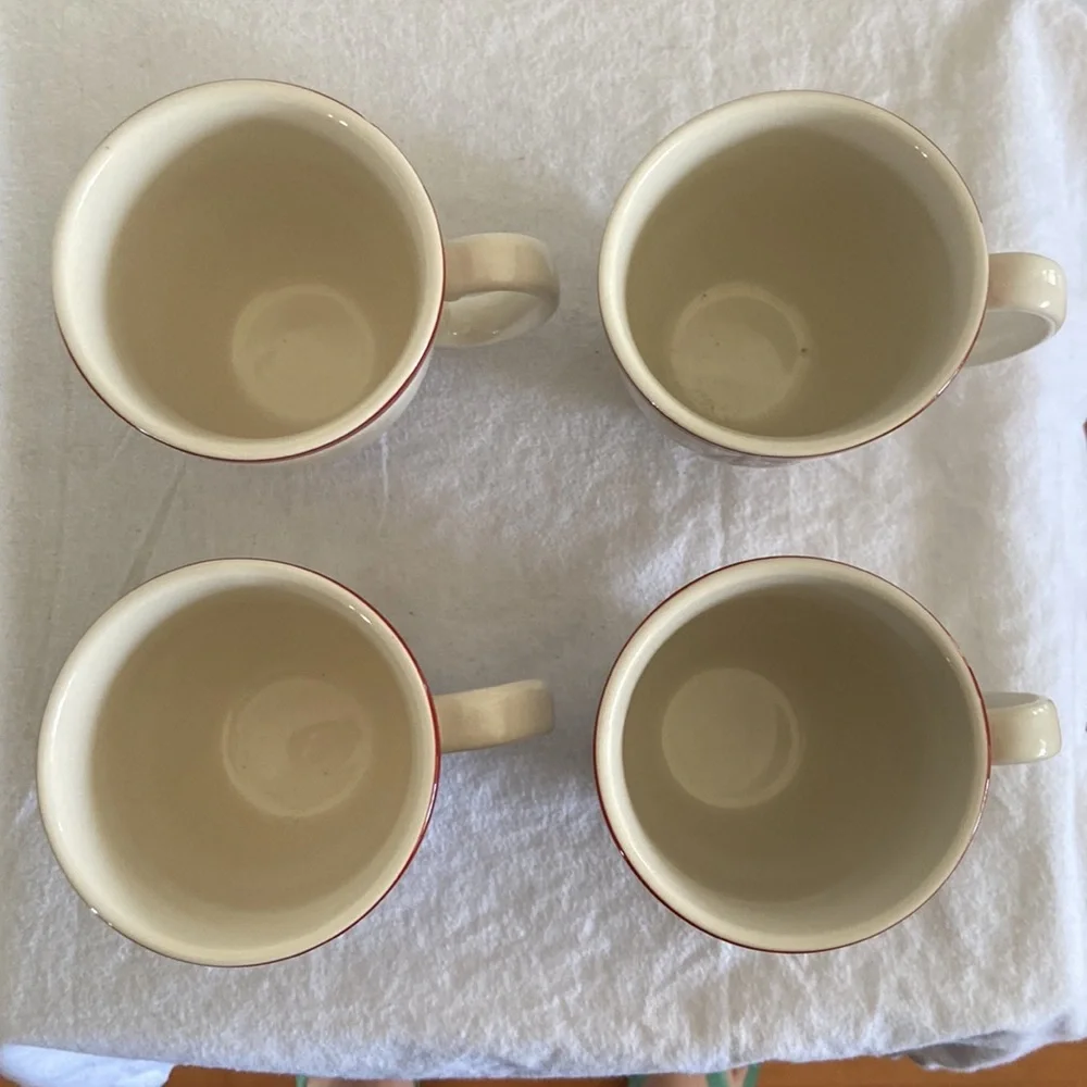 Williams Sonoma Set of Four Nordic Elf Mugs